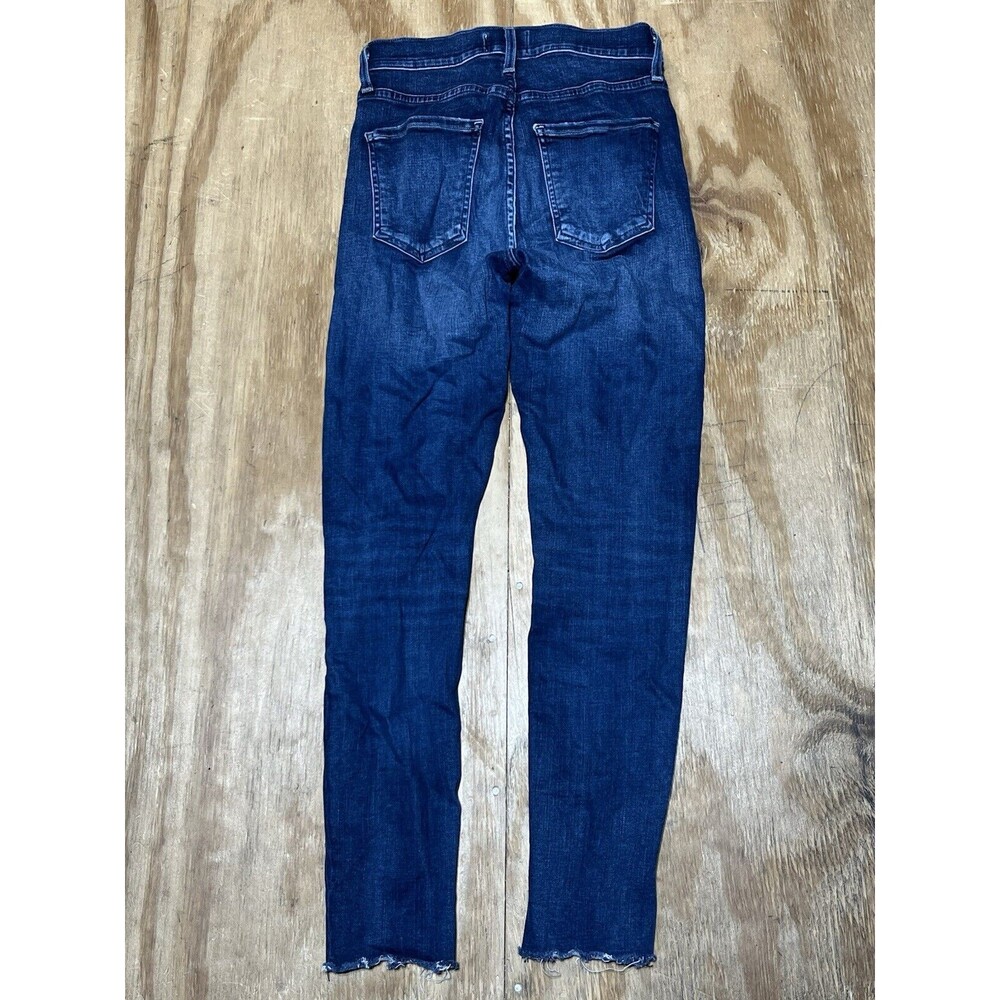 AGOLDE  Los Angeles Jeans Women 25 Blue Raw Hem Cotton Denim @XB Button
